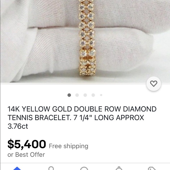 4ct diamond bracelet - Picture 10 of 17